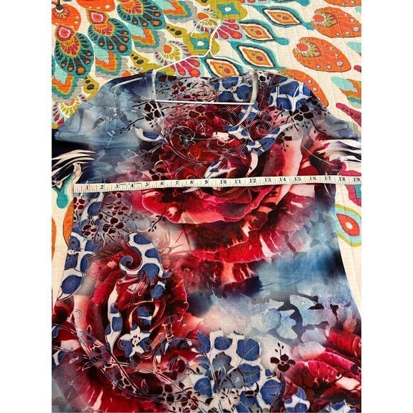 Vintage Style & Co. Petite Red rose and blue ice Size Petite Large y2k - Picture 5 of 6